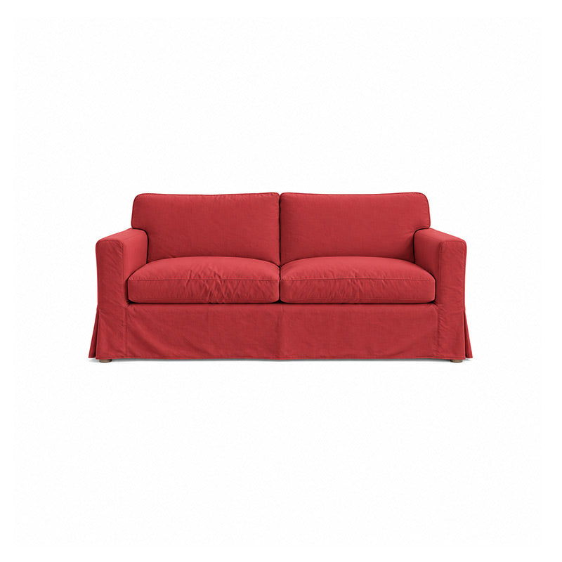 Sandby 3 Seater Sofa Cover-Chenille Burnt Brick
