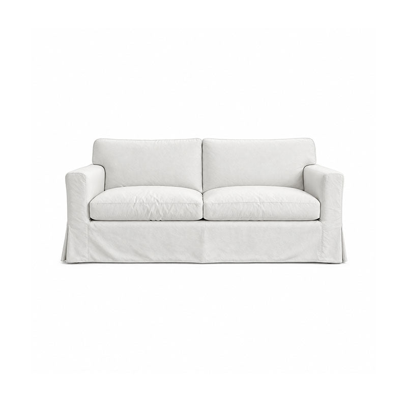 Sandby 3 Seater Sofa Cover-Canvas Pure white