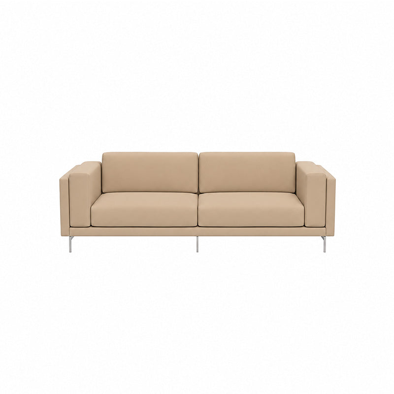Nockeby 3 Seater Sofa Cover-Canvas Oatmeal