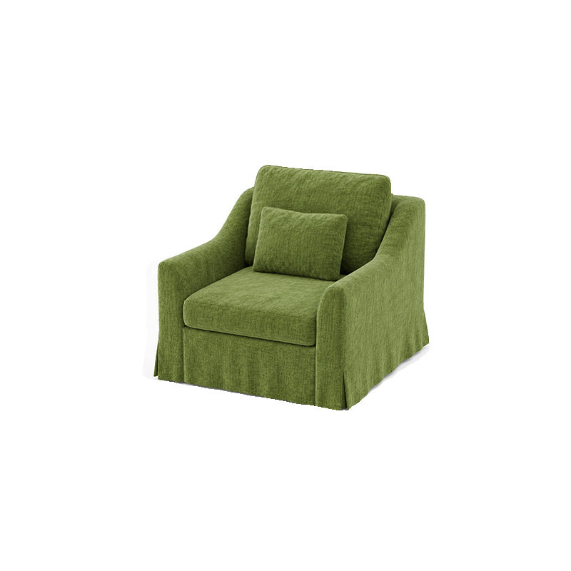 Färlöv Armchair Cover-Chenille Cypress Green