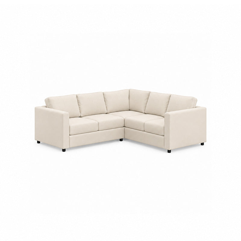 Finnala 4 Seat Corner Sofa Cover-Velvet beige