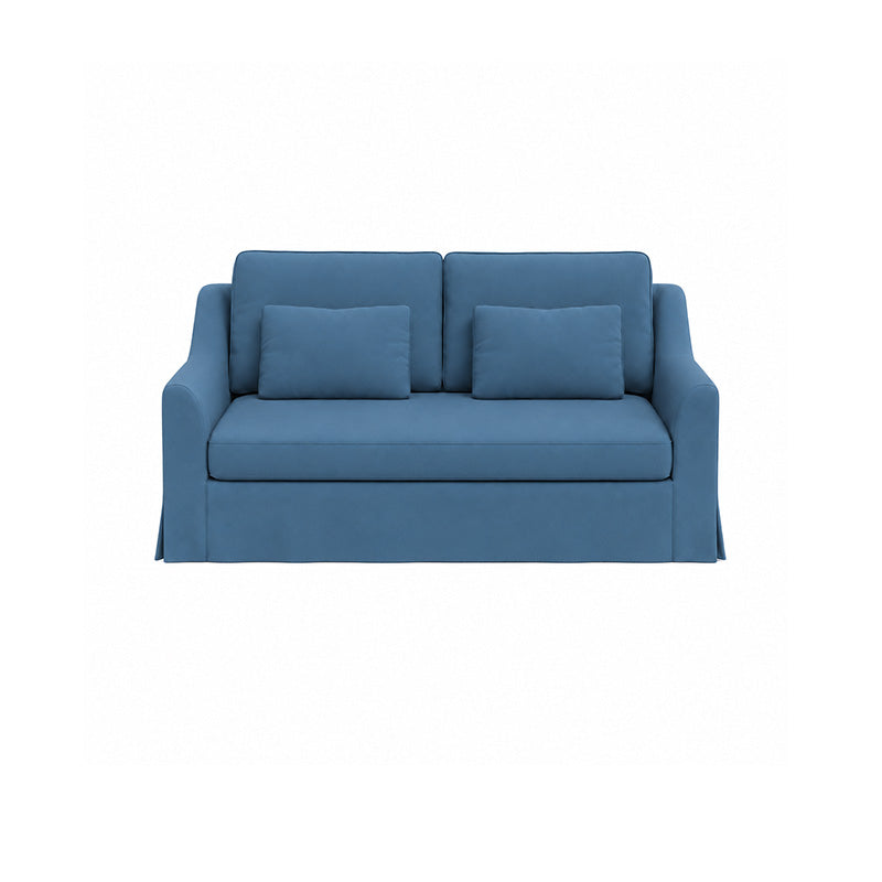Färlöv 2 Seater Sofa Cover-Structural Weave Powder blue