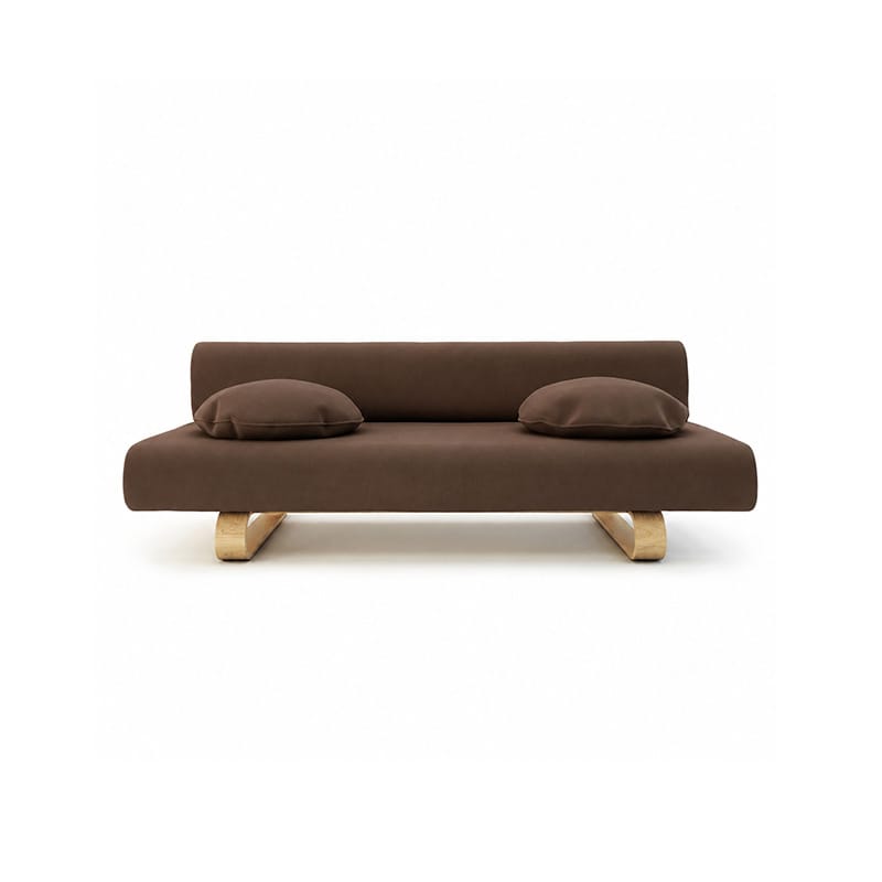 Allerum Sofa Bed Cover-Chenille Chestnut