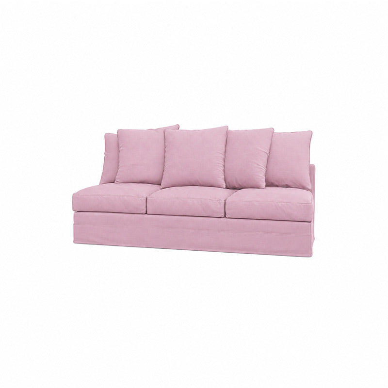 Gronlid 3 Seat Section Cover-Structural Weave blush pink