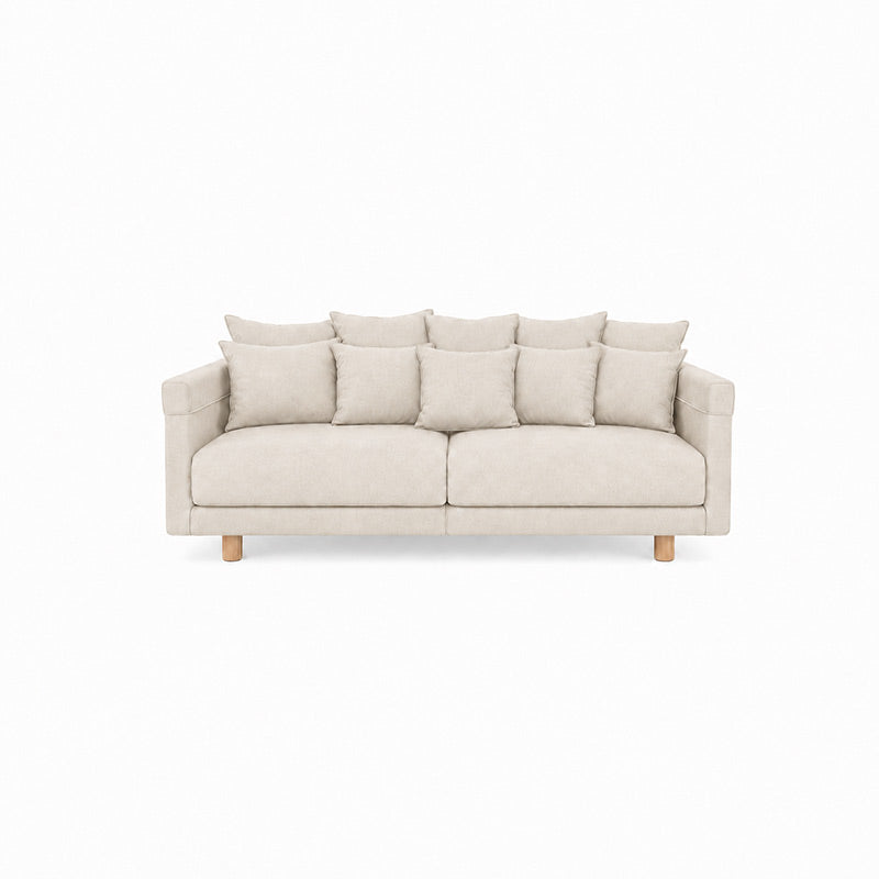 Stockholm 2017 3 Seater Sofa Cover-Microfiber Beige