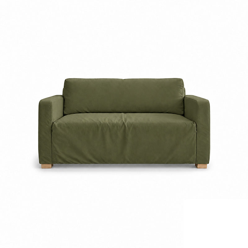 Solsta Sofa Bed Cover-Chenille Winter Moss