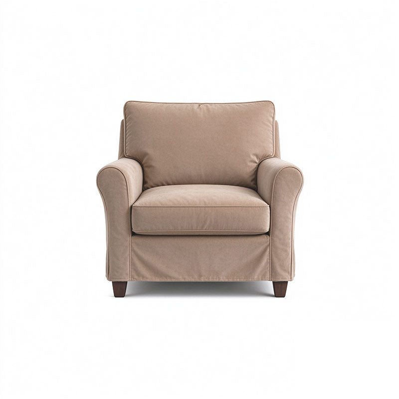 Angby Armchair Cover-Corduroy Latte