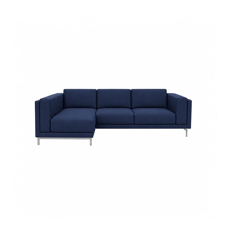 Nockeby 3 Seat Sofa with Left Chaise Cover-Chenille Midnight
