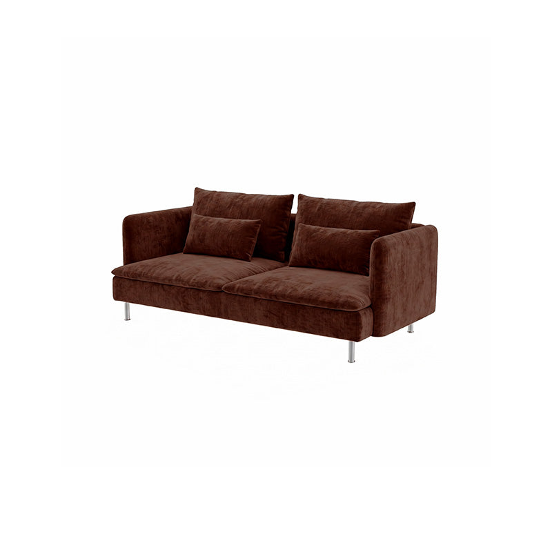 SODERHAMN 3-Seat Sofa Cover-Chenille Chestnut