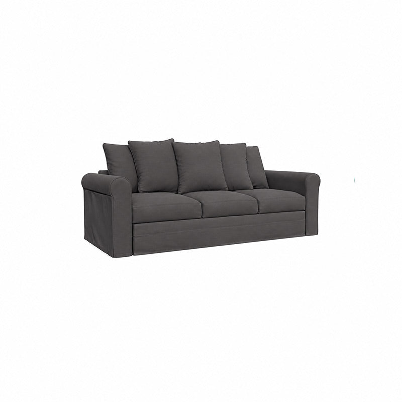 Grönlid 3 Seater Sofa Cover-Velvet gray