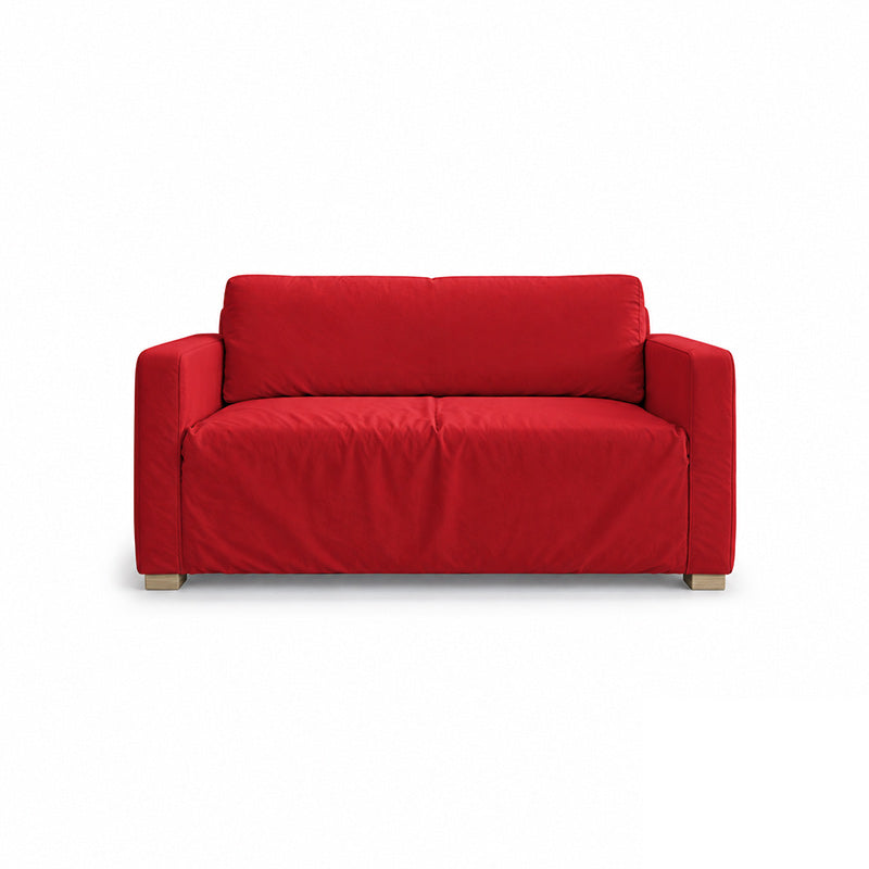 Solsta Sofa Bed Cover-Structural Weave red