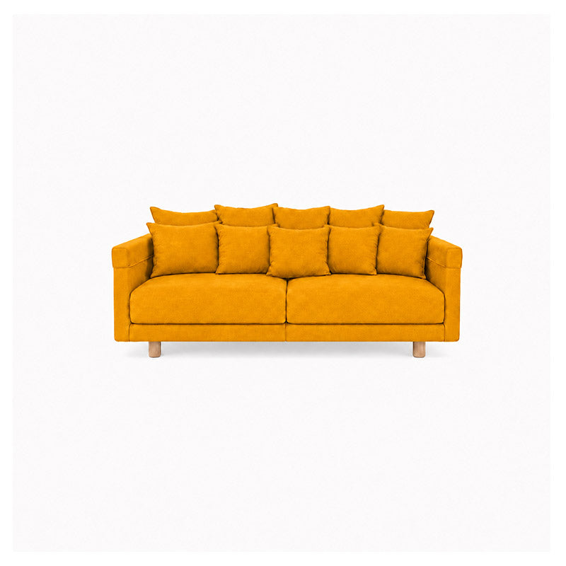 Stockholm 2017 3 Seater Sofa Cover-Velvet Yellow