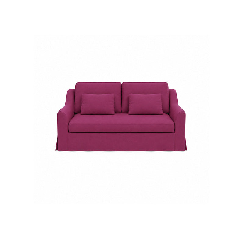 Färlöv 2 Seater Sofa Cover-Canvas Berry plum