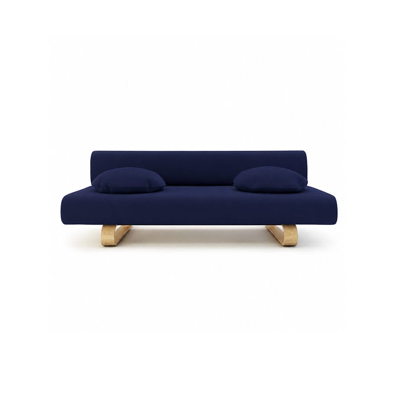 Allerum Sofa Bed Cover-Velvet cobalt-blue