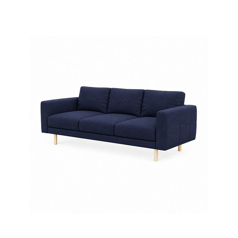 NORSBORG 3-Seat Sofa Cover-Structural Weave navy