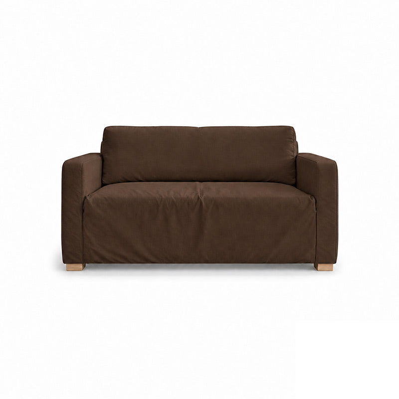Solsta Sofa Bed Cover-Chenille Chestnut