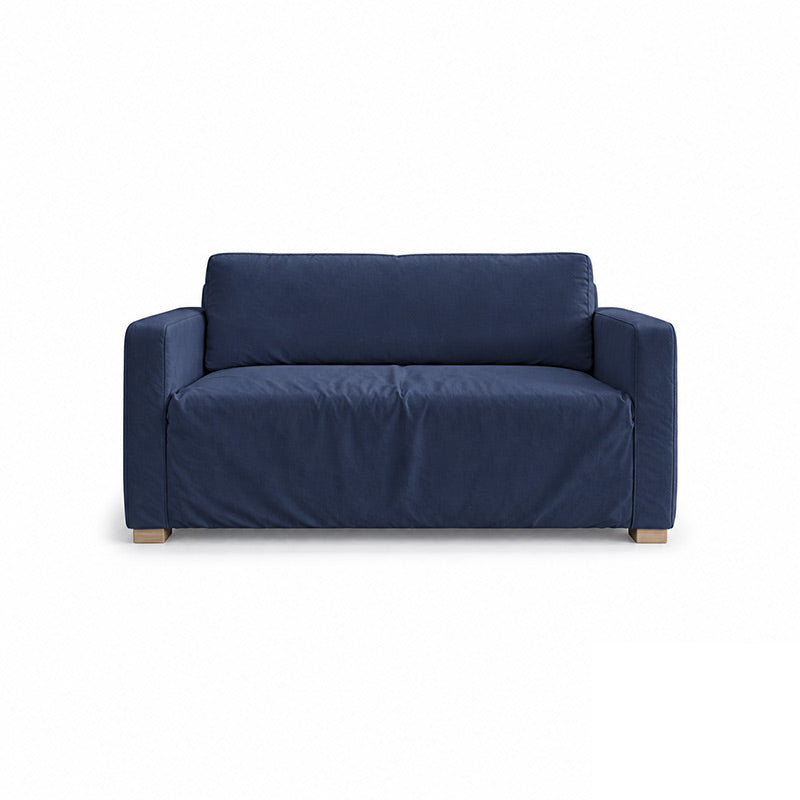 Solsta Sofa Bed Cover-Structural Weave navy
