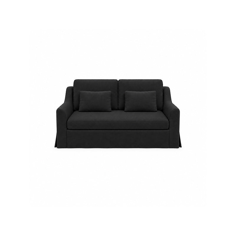 Färlöv 2 Seater Sofa Cover-Microfiber Black