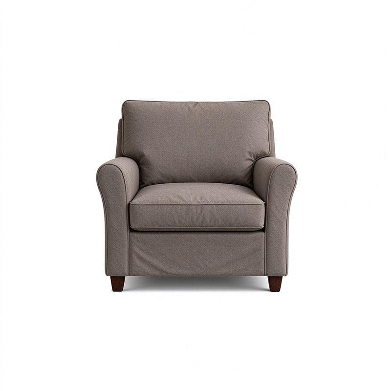 Angby Armchair Cover-Chenille Antelope