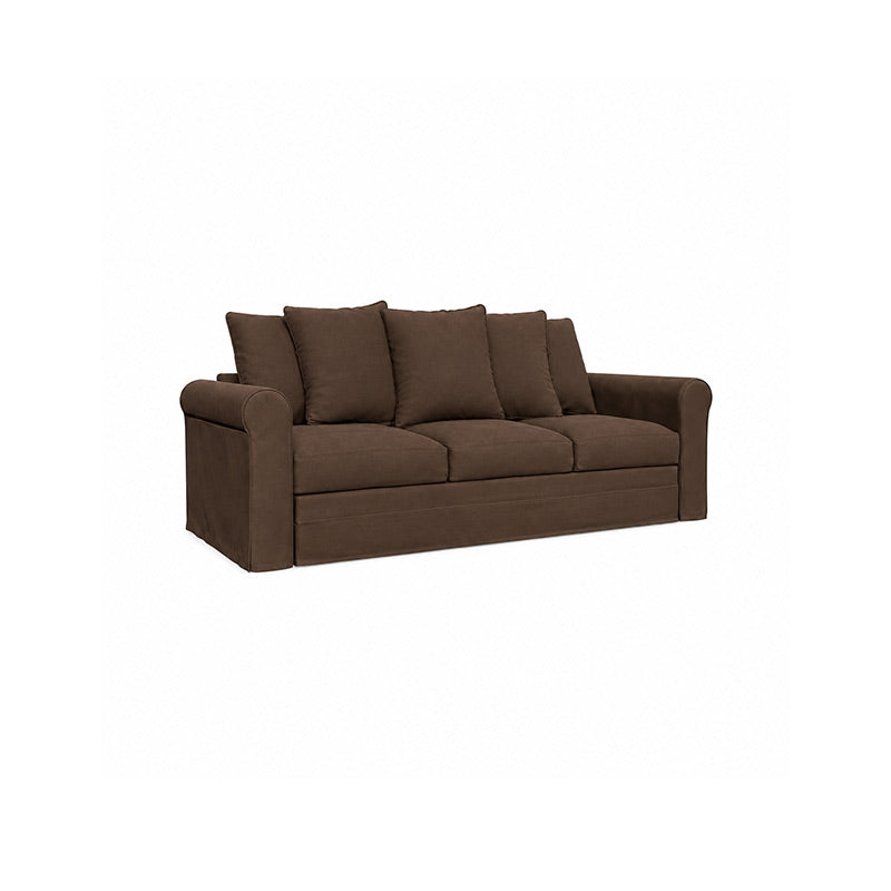 Grönlid 3 Seater Sofa Cover-Chenille Chestnut