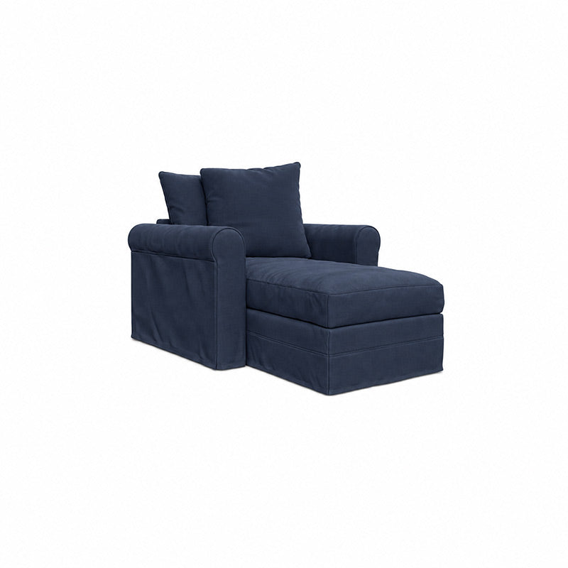 Grönlid Chaise Lounge Cover-Structural Weave navy