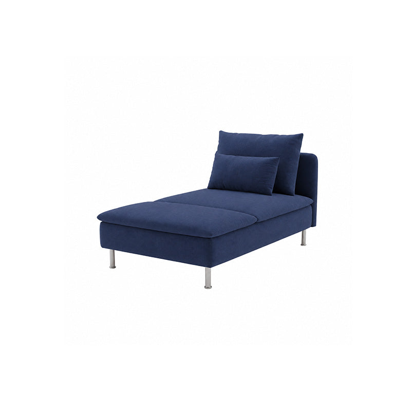 SODERHAMN Chaise Lounge Cover-Canvas Deep blue