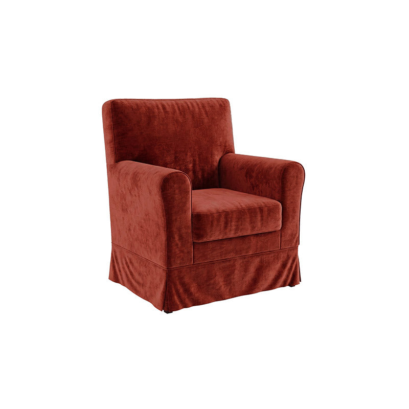 EKTORP Jennylund Chair Cover-Chenille Burnt Brick