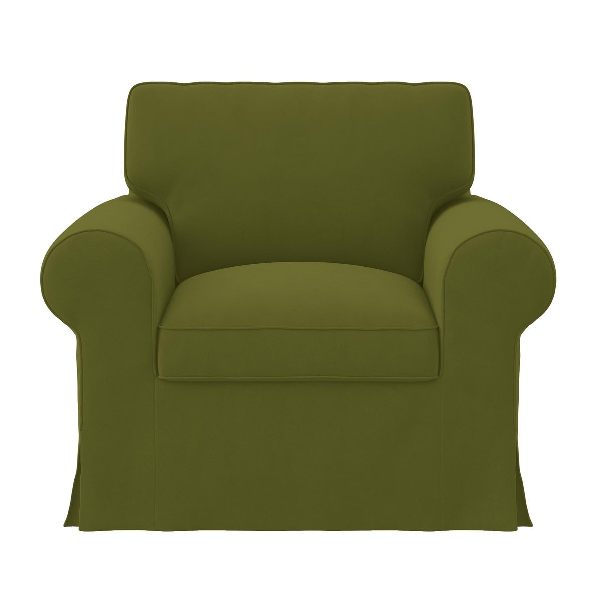 UPPLAND Armchair Cover-Microfiber Olive
