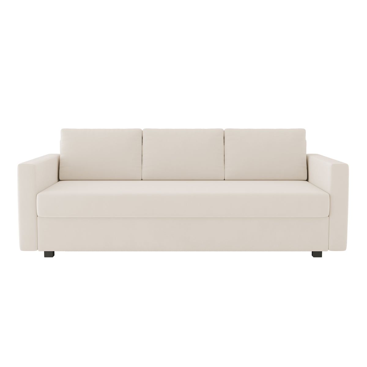 FRIHETEN 3-Seater Sofa Bed Cover-Velvet Beige