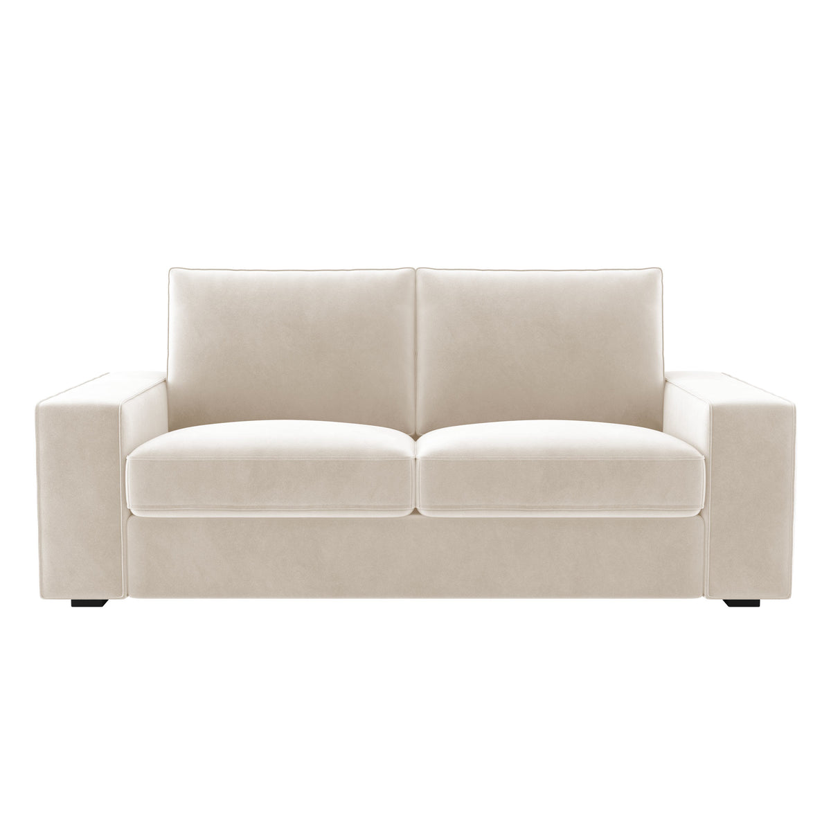 KIVIK Loveseat Cover-Velvet Beige