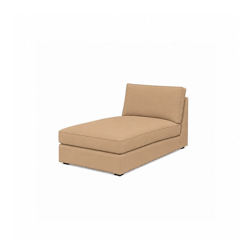 Funda KIVIK Chaise Longue - Microfibra Olivo