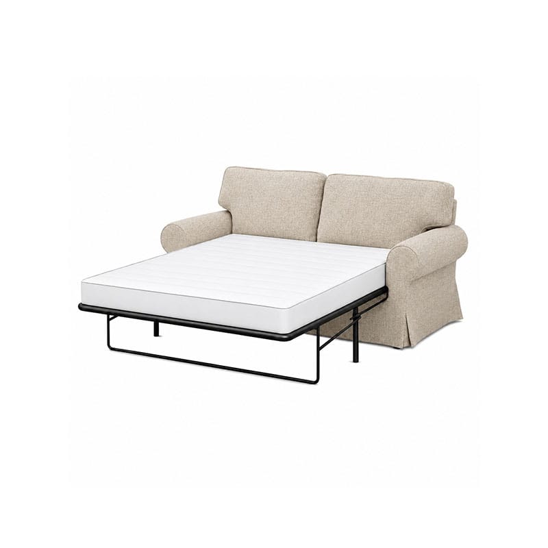 EKTORP 2-Seater Sofa Bed Cover-Patterned Weave Cream