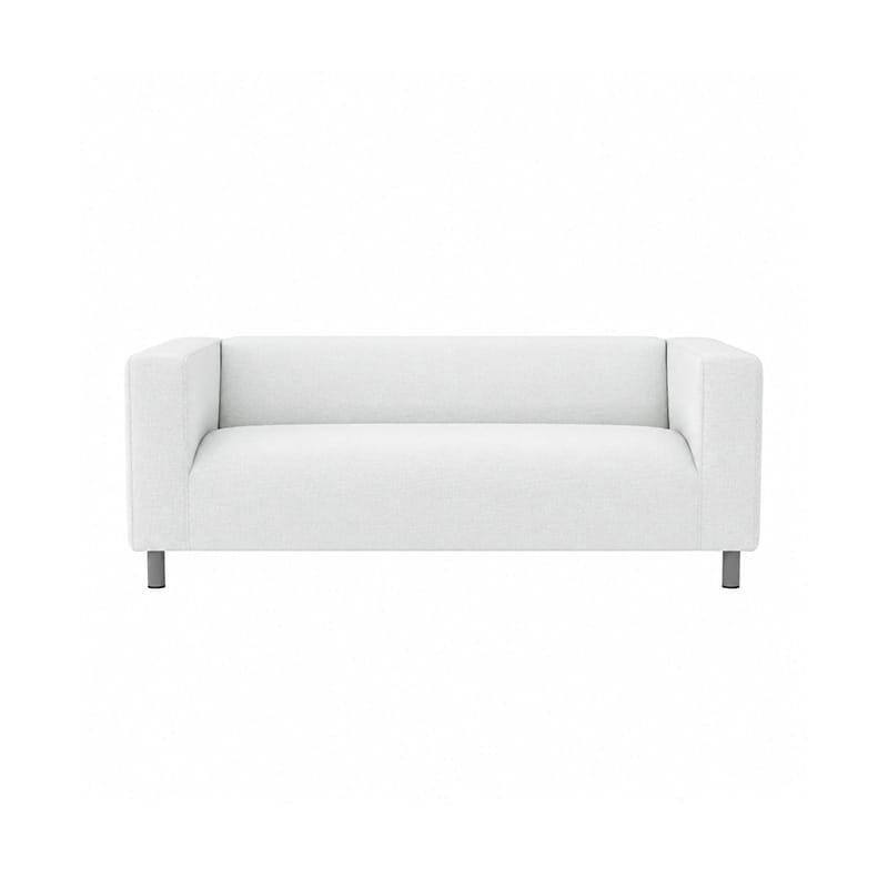 KLIPPAN Loveseat Cover-Canvas Pure white