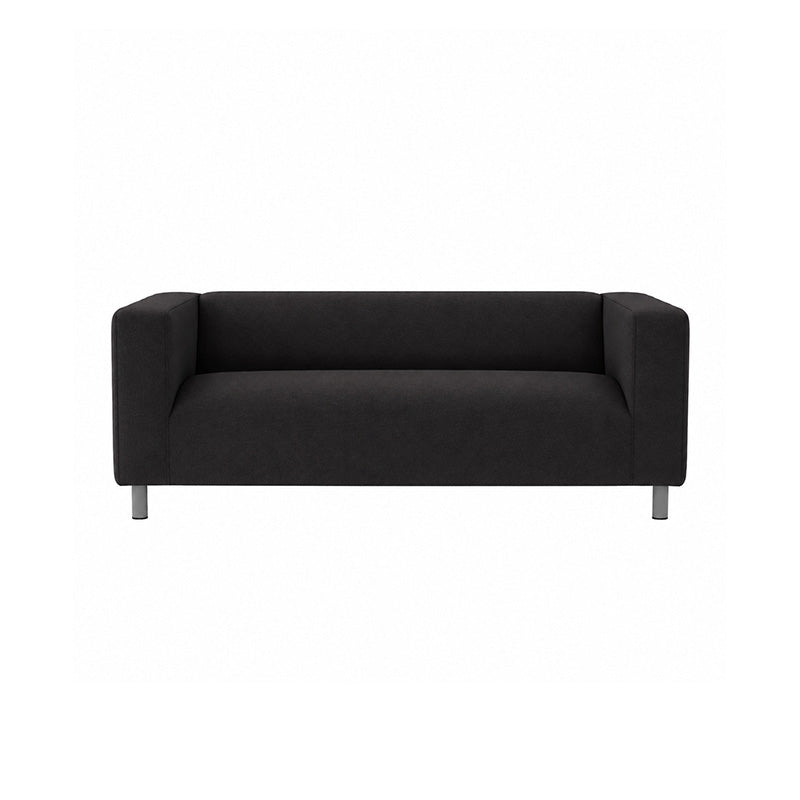 KLIPPAN Loveseat Cover-Microfiber Black