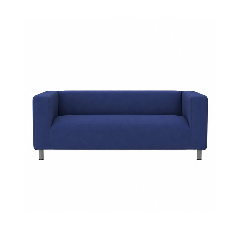 KLIPPAN Loveseat Cover-Canvas Deep blue