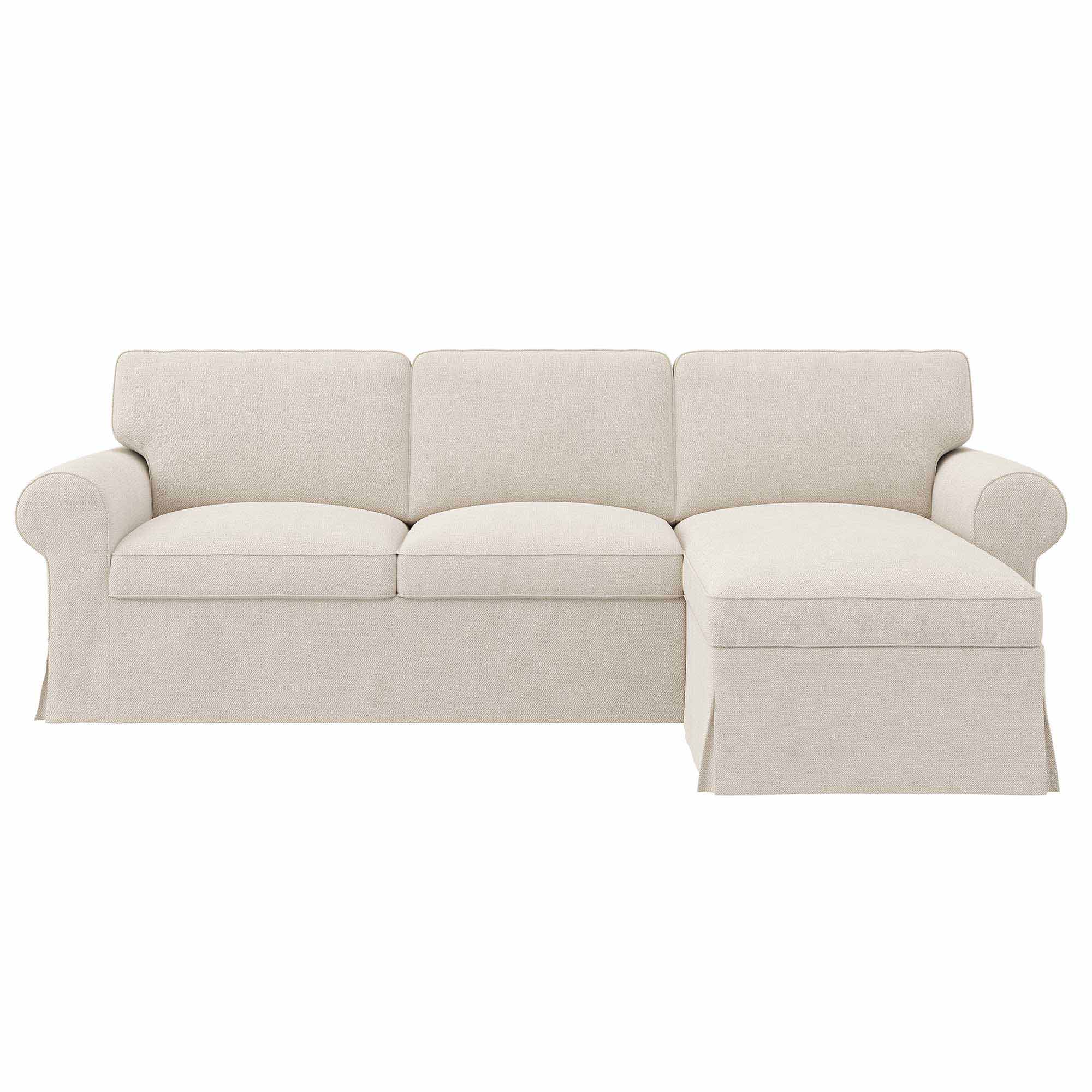 EKTORP 3 Seater Sofa with Chaise Cover