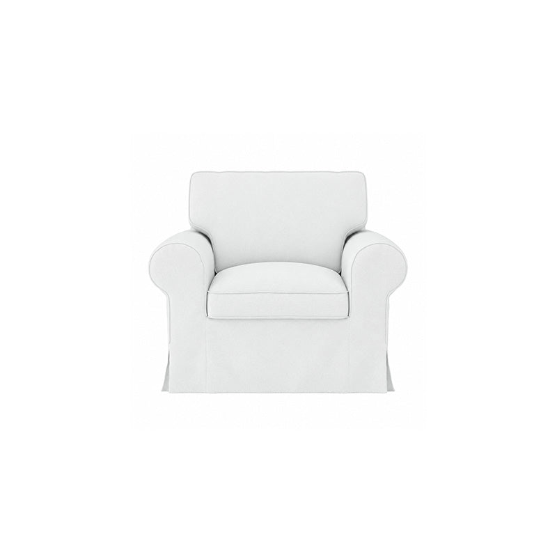 UPPLAND Funda de sillón - Microfibra azul marino