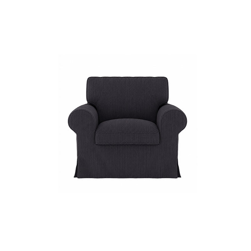Funda de sillón EKTORP - microfibra oliva
