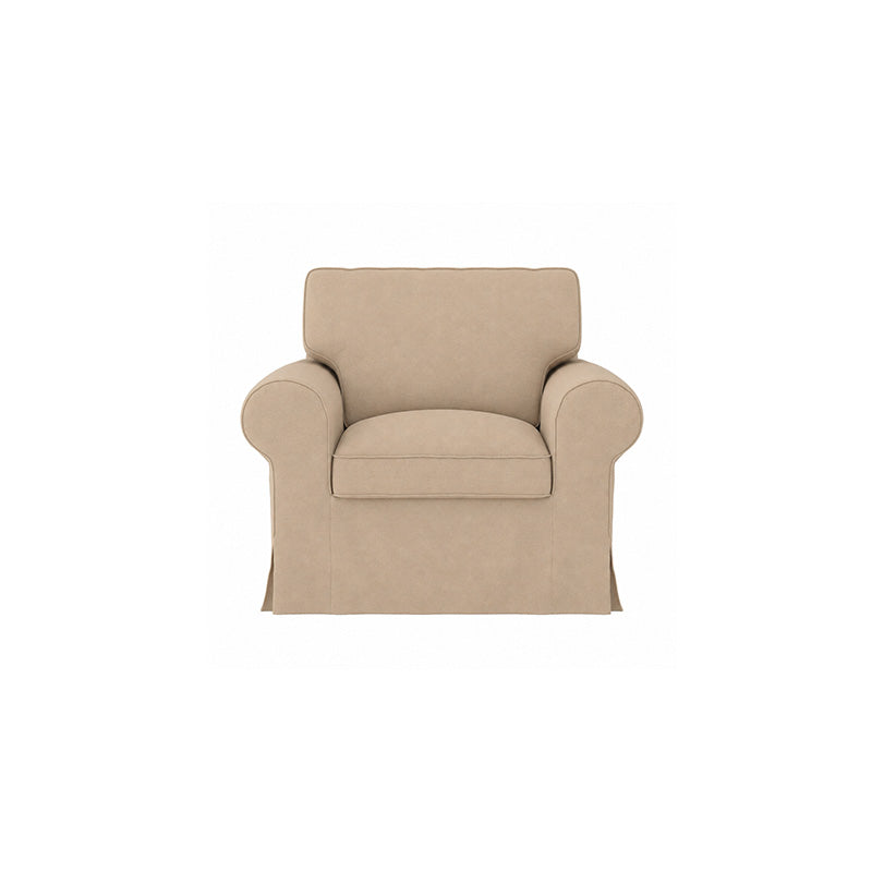 Funda de sillón EKTORP - microfibra oliva