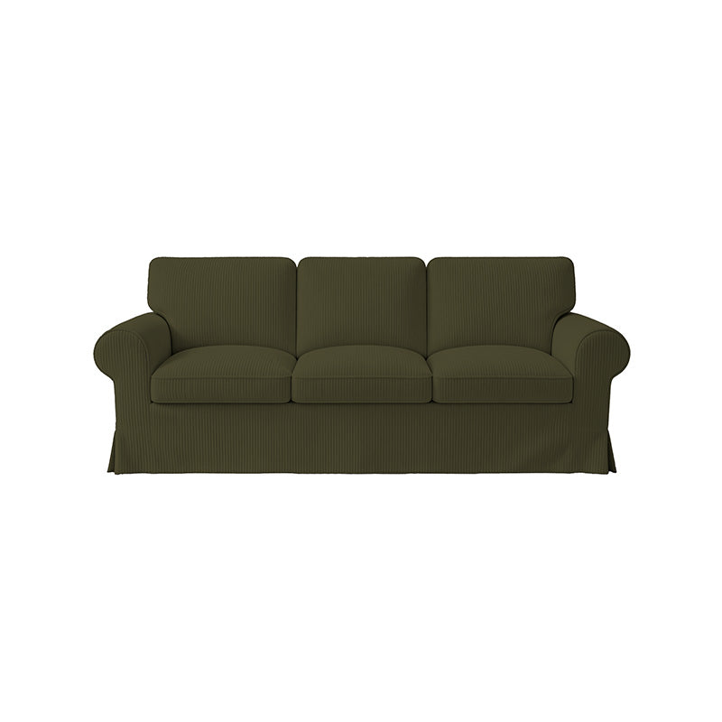 UPPLAND 3-Seat Sofa Cover-Corduroy Olive
