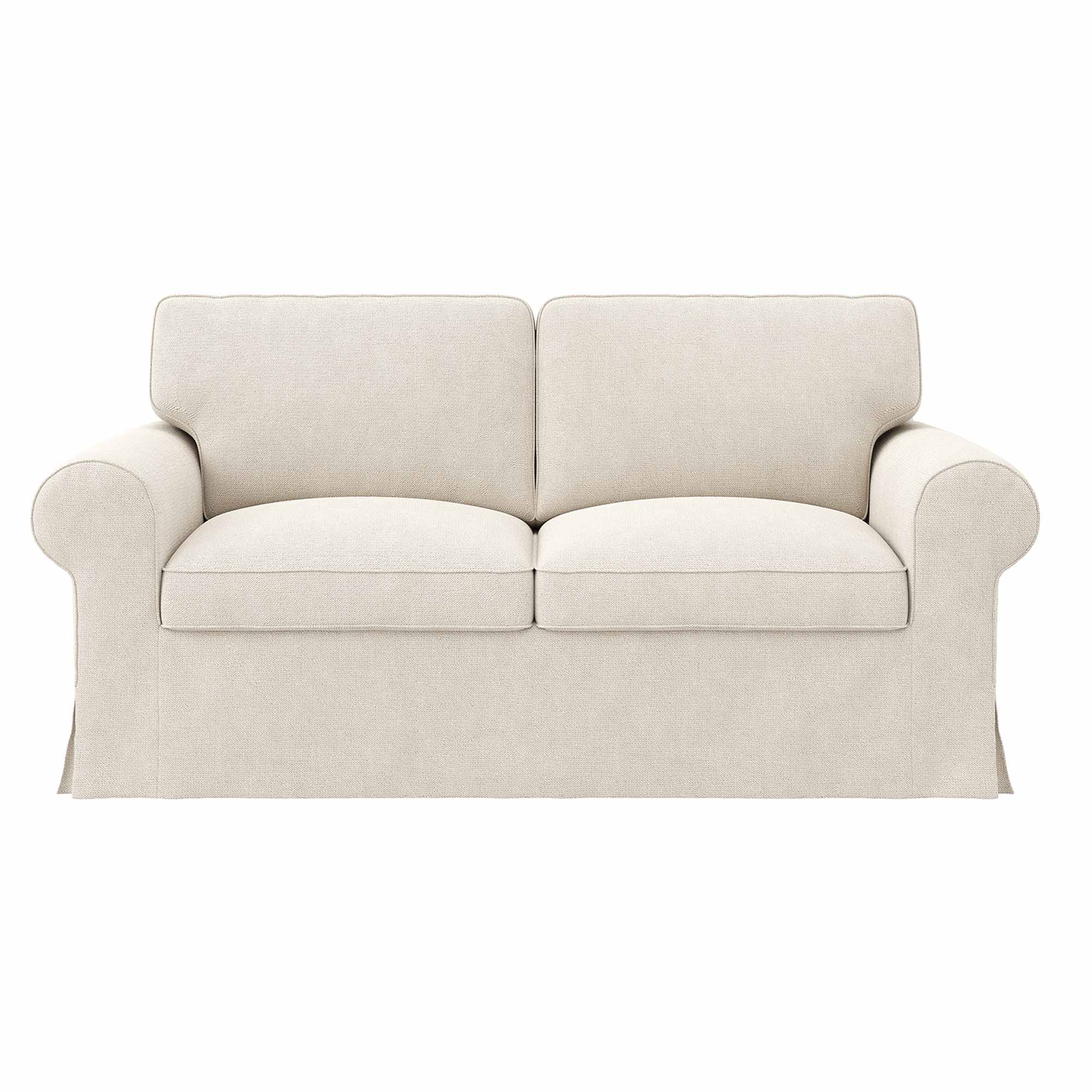 EKTORP Loveseat Cover-Microfiber Ivory