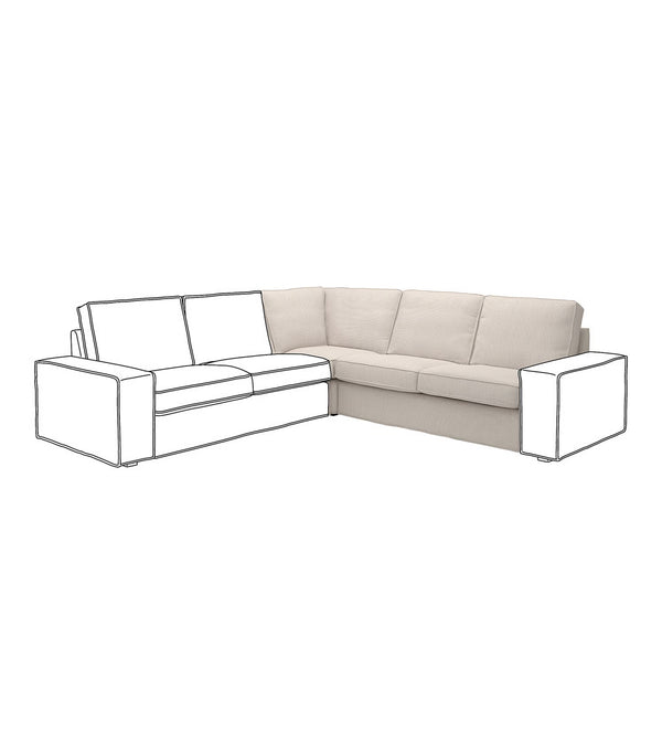 KIVIK Corner Section Sofa Cover