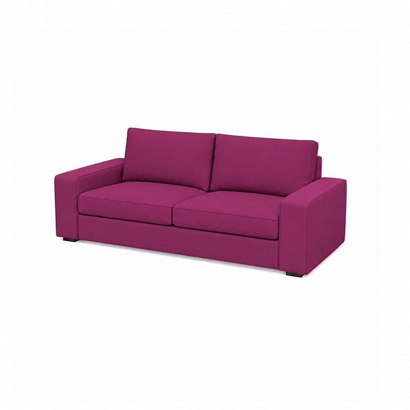 KIVIK 3-Seat Sofa Cover-Canvas Berry plum