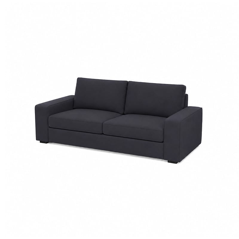 KIVIK 3-Seat Sofa Cover-Corduroy Ash Gray