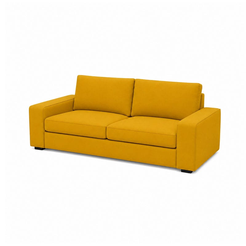 KIVIK 3-Seat Sofa Cover-Corduroy Mustard
