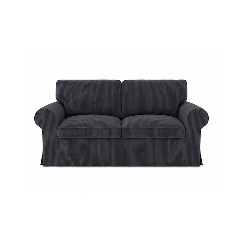 EKTORP Loveseat Cover-Corduroy Ash Gray