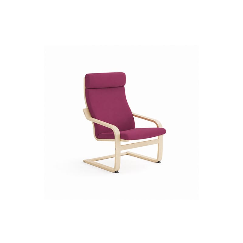 POANG armchair cover 1-Canvas Berry plum
