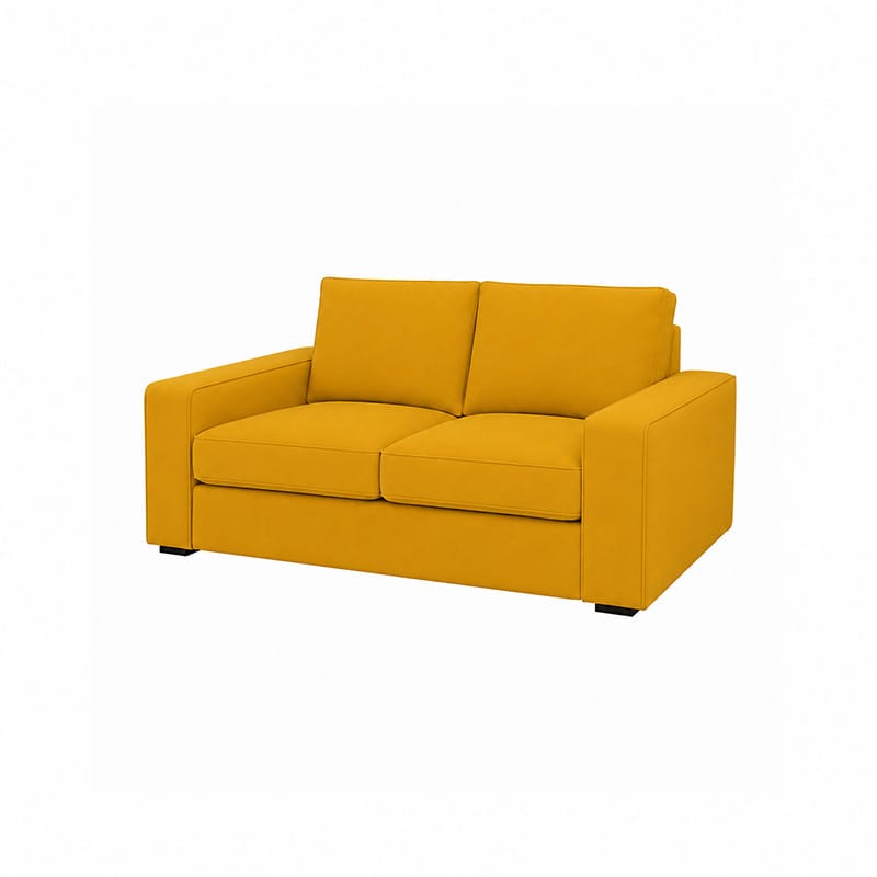 KIVIK Loveseat Cover-Corduroy Mustard