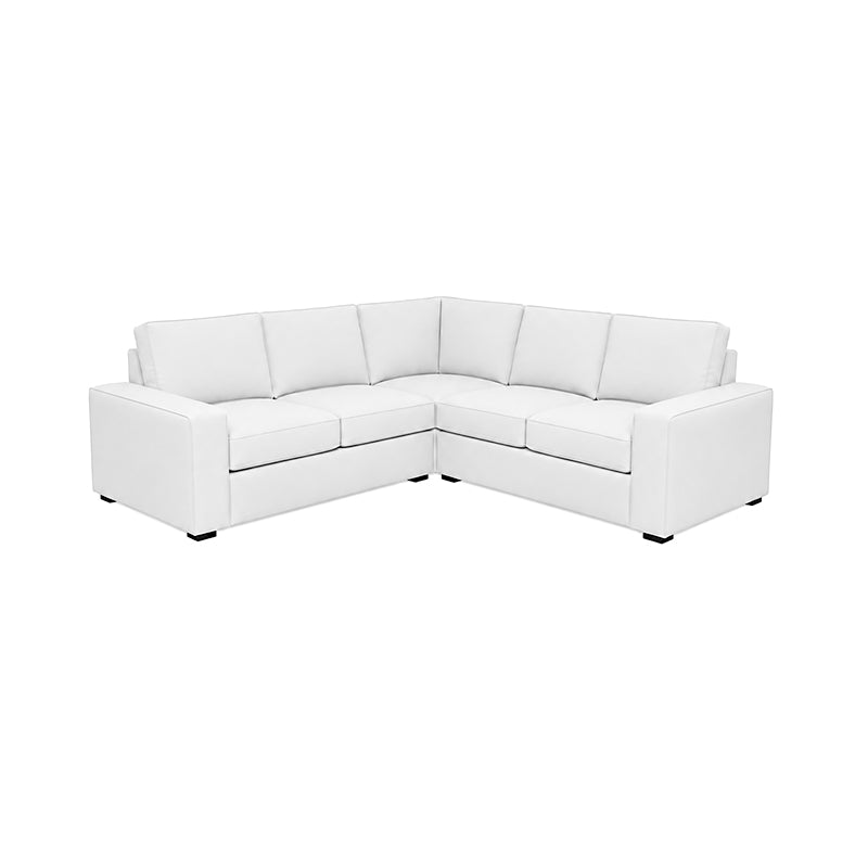KIVIK 4-Seat Corner Sofa Cover-Canvas Pure white