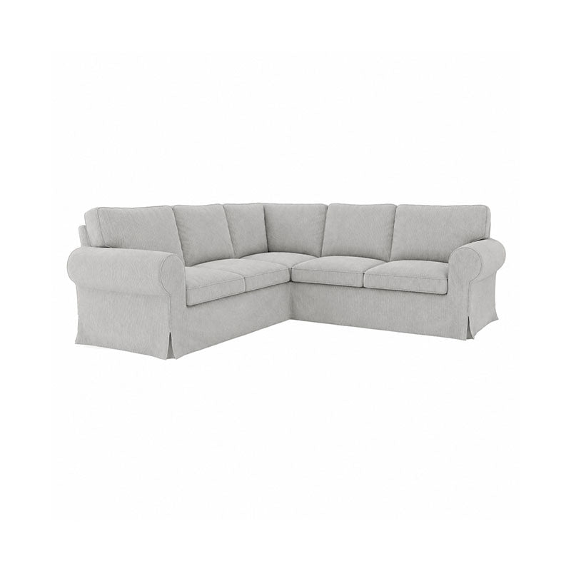Funda de sofá esquinero de 4 plazas EKTORP - Microfibra Camel